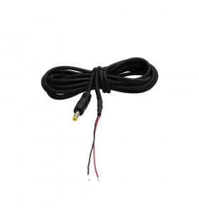 dc4.0*1.7mm male to open pvc cable Cover with braided thread led cable